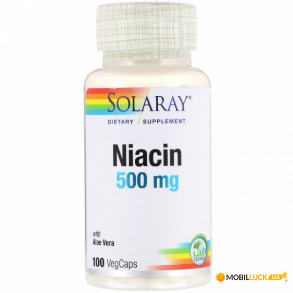  ³ B3 Solaray (Niacin Vitamin B3) 500  100 