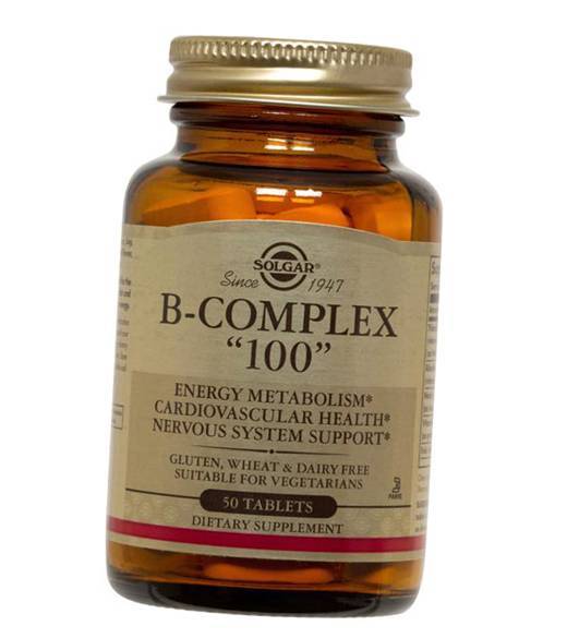 ³ Solgar B-Complex 100 Tabs 50 (36313026)