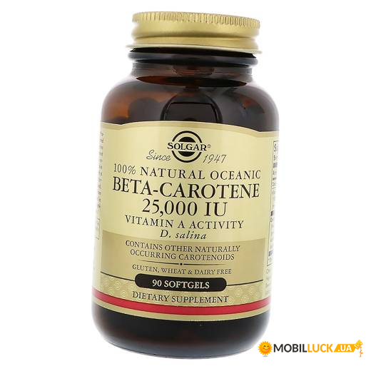  Solgar Beta Carotene 25000 90  (36313027)