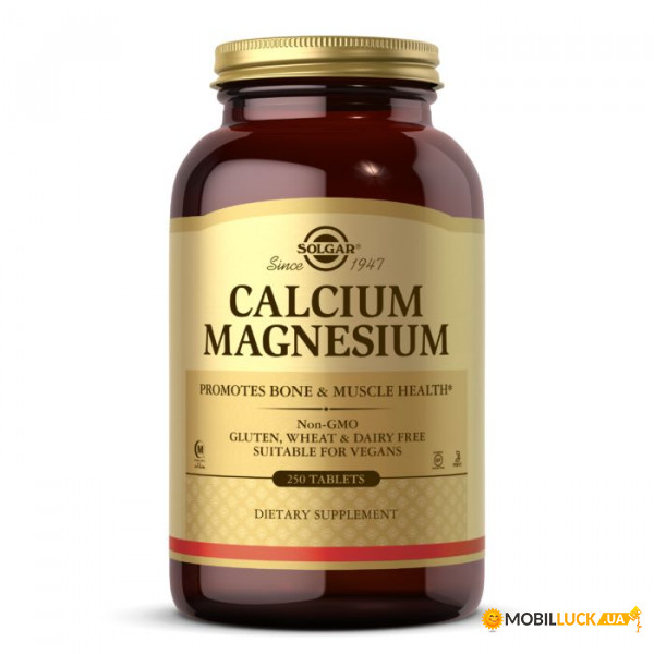 ³   Solgar Calcium Magnesium 250  (CN6054)