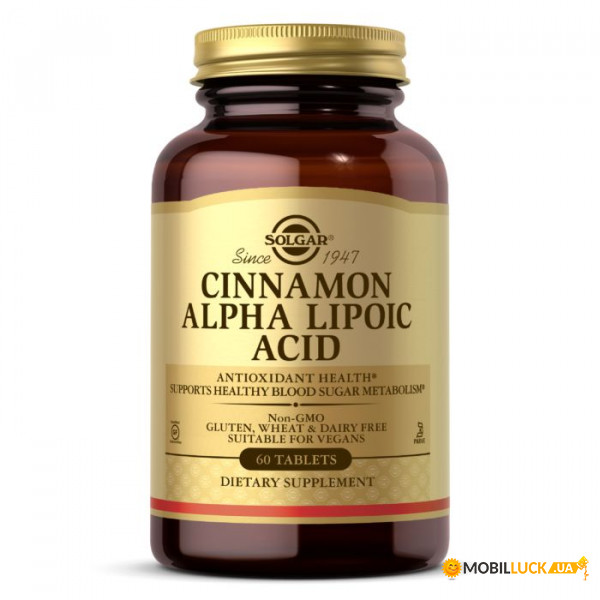 ³   Solgar Cinnamon Alpha-Lipoic Acid 60  