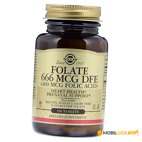  Solgar Folate 666 DFE 100  (36313140)