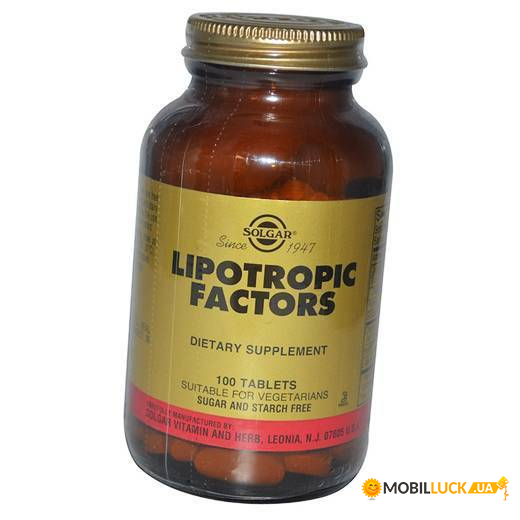 ³ Solgar Lipotropic Factors 100 (36313016)