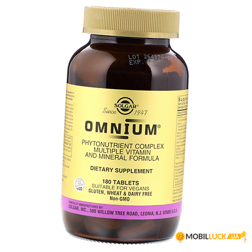 ³ Solgar Omnium Phytonutrient Complex 180 (36313184)