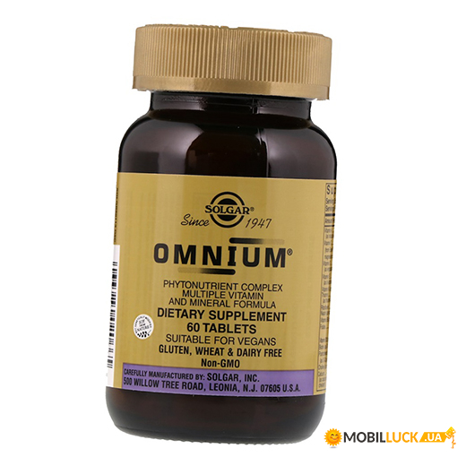 ³ Solgar Omnium Phytonutrient Complex 60 (36313184)