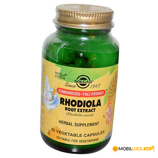 ³ Solgar Rhodiola Root Extract 60 (36313137)