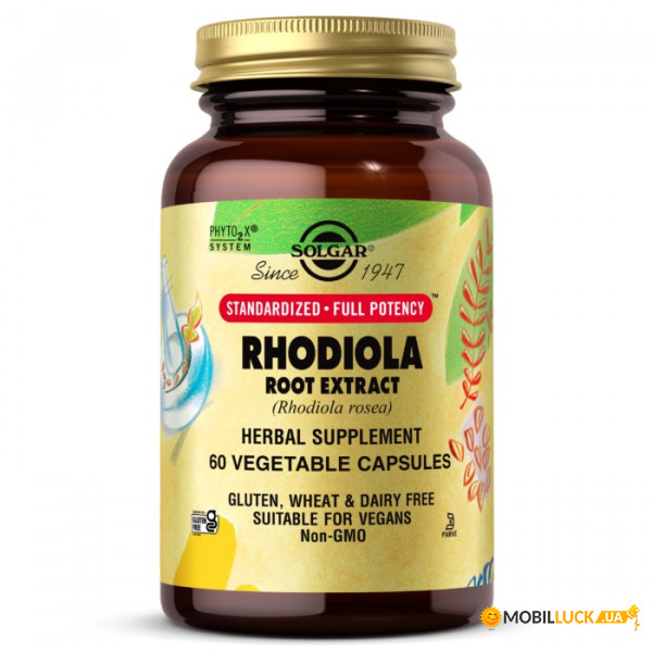  Solgar SFP Rhodiola Root Extract 60  