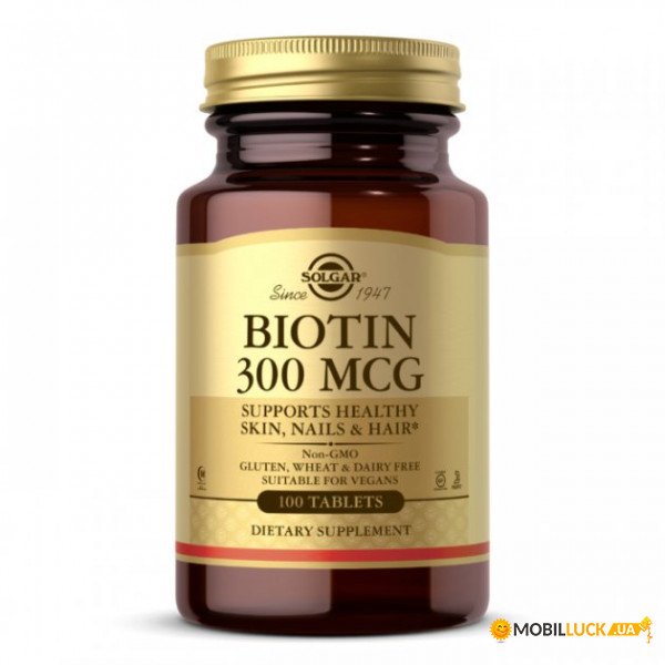  Solgar (Biotin) 300  100 