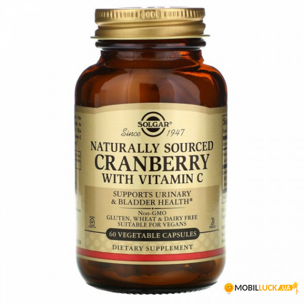    C Solgar (Natural Cranberry With Vitamin C) 60  