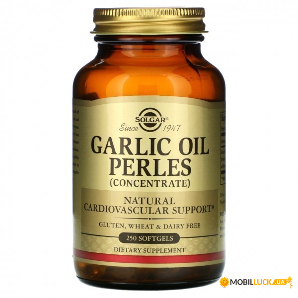   Solgar (Garlic Oil Perles) 1  250  (SOL-01221)