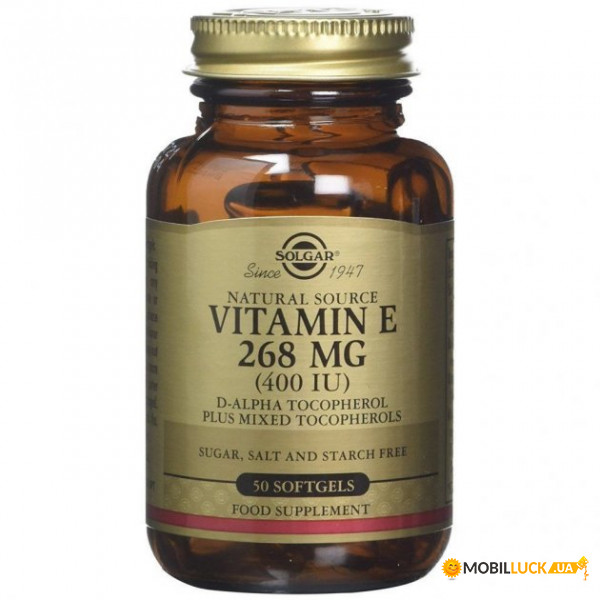 ³ E Solgar (Vitamin E) 400 ME 50 