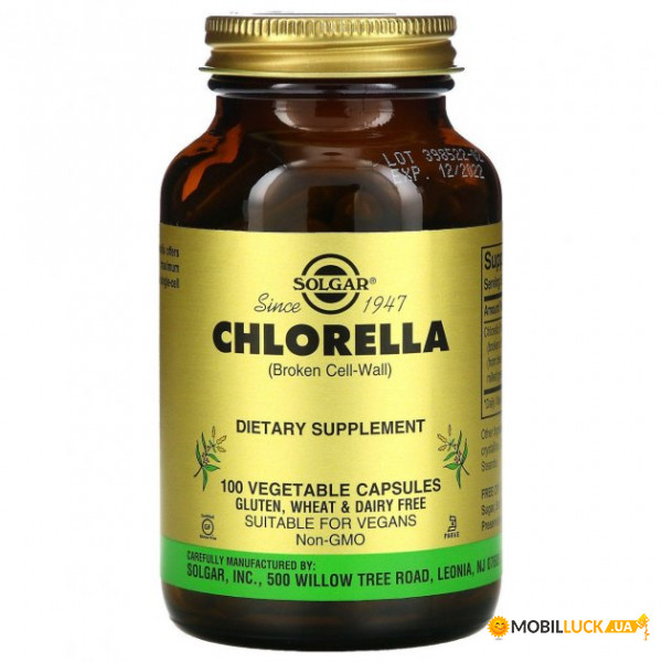  Solgar (Chlorella) 520  100  (SOL-03818)