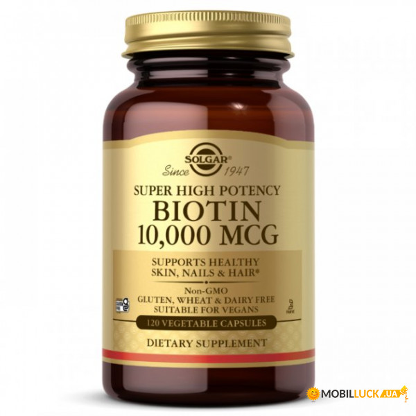  Solgar (Biotin Super High Potency) 10000  120 