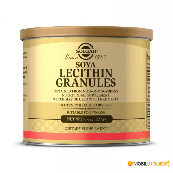  Solgar Soya Lecithin Granules 227 g