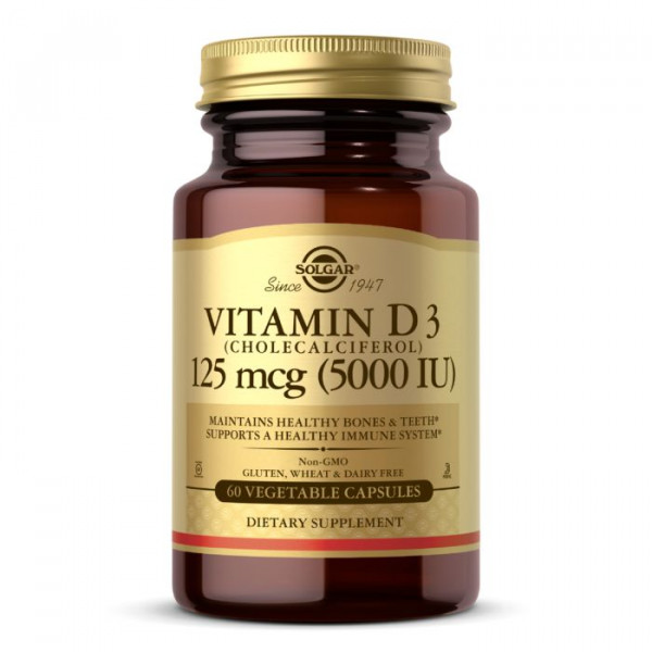    Solgar Vitamin D3 (Cholecalciferol) 125 mcg 60  