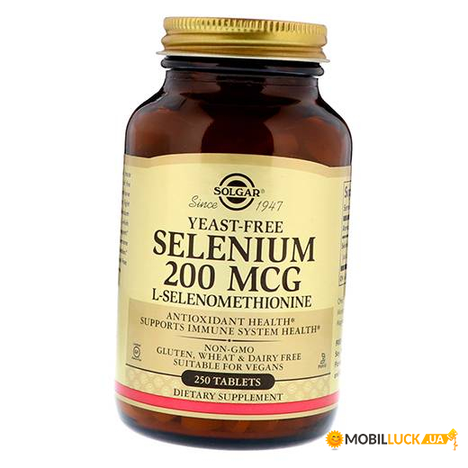  Solgar Yeast-Free Selenium 200 250  (36313130)