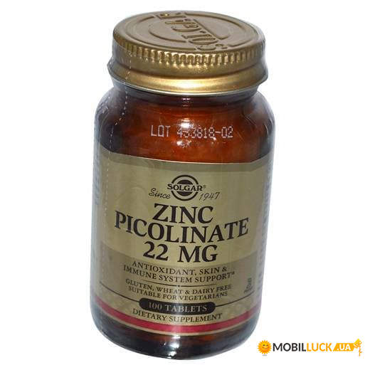 ³ Solgar Zinc Picolinate 100 (36313076)