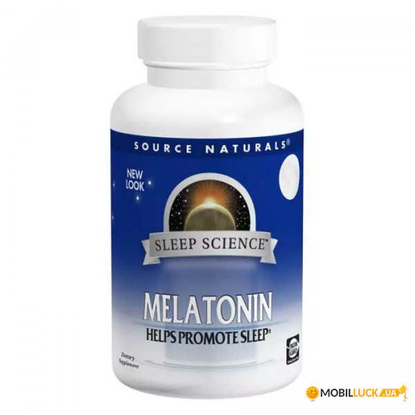  Source Naturals Melatonin 3mg Sleep Science 120  