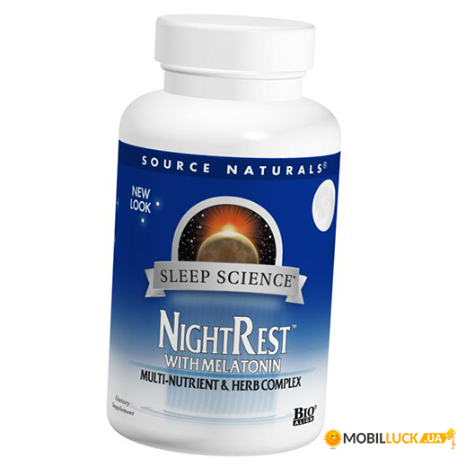 ³ Source Naturals NightRest with Melatonin 100 (36355006)