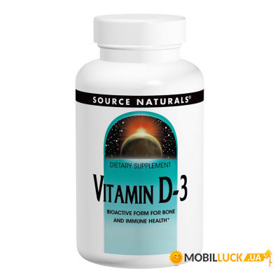  Source Naturals  D-3 2000IU 100  (SN2144)