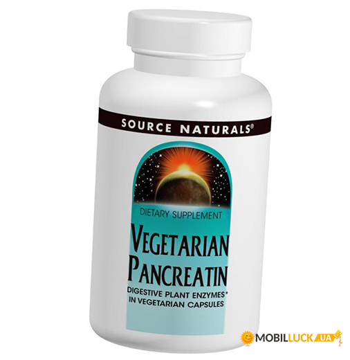 ³ Source Naturals Vegetarian Pancreatin 120 (69355004)