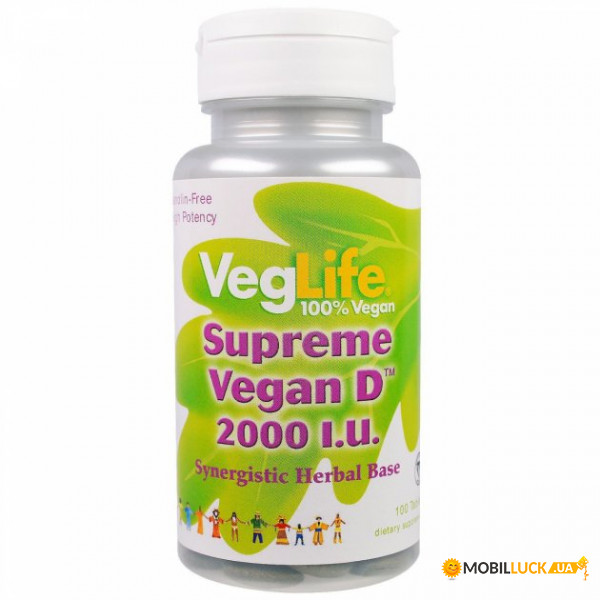  D   VegLife (Vegan D) 2000  100 