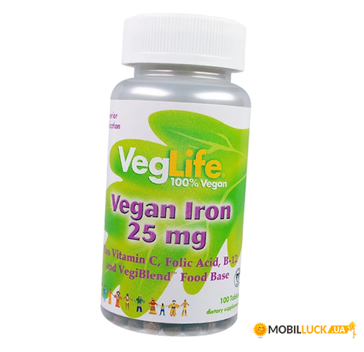  VegLife Vegan Iron 25 100 (36455001)