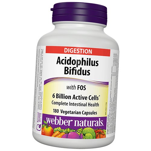  Webber Naturals Acidophilus Bifidus with FOS 180 (69485002)