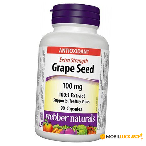    Webber Naturals Grape Seed 100 90 (71485005)