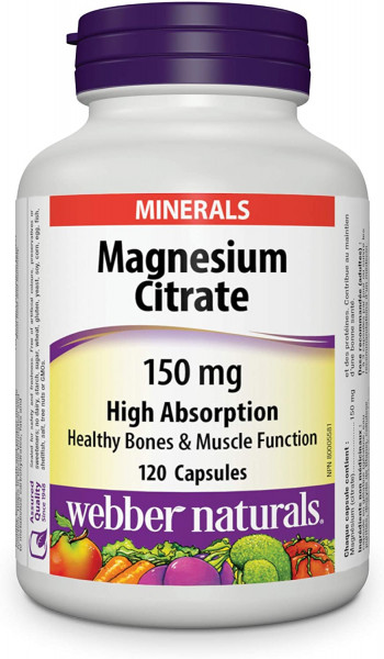 ³ Webber Naturals Magnesium Citrate 120  (4384303436)