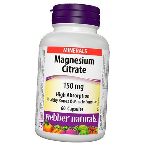  Webber Naturals Magnesium Citrate 150 60 (36485010)