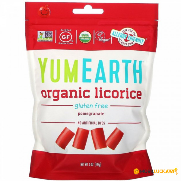   YumEarth (Pomegranate Licorice) 142 