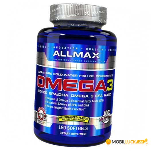    3 Allmax Nutrition Omega 3 180  (67134001)