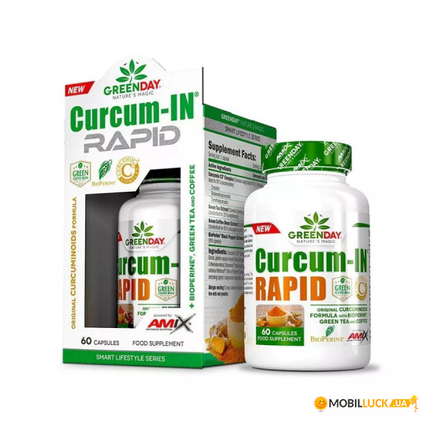 ³   Amix Nutrition GreenDay Curcum-IN Rapid 60 