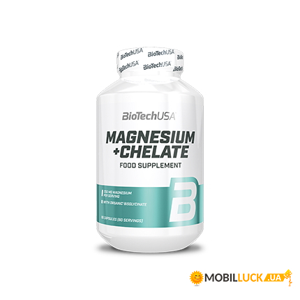    BioTech USA Nutrition Magnesium + Chelate 60  