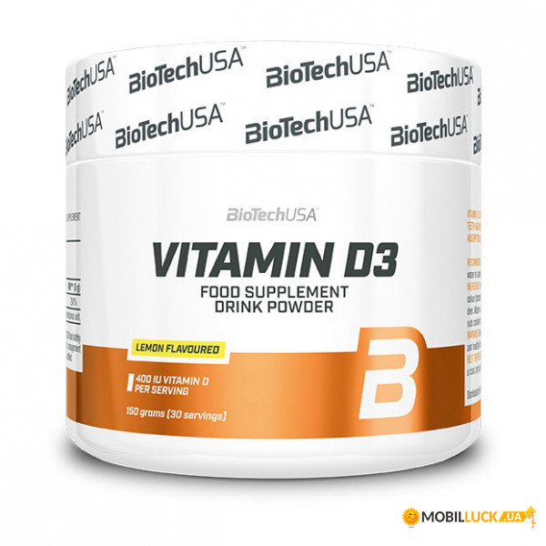 ³ BioTech Vitamin D3 150 g lemon