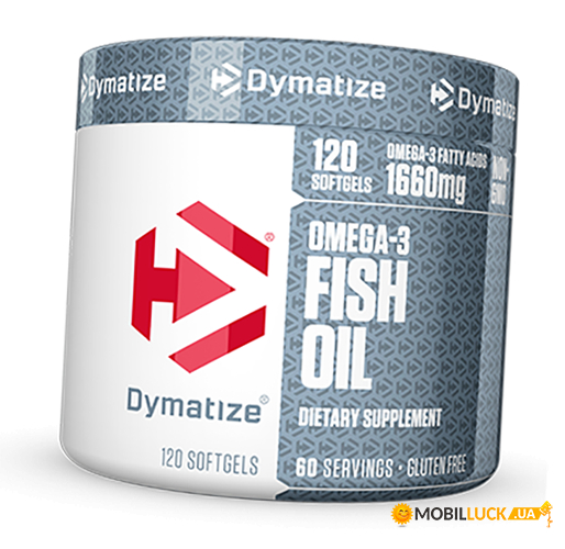 ³ Dymatize Nutrition Omega-3 Fish Oil 120 (67125001)