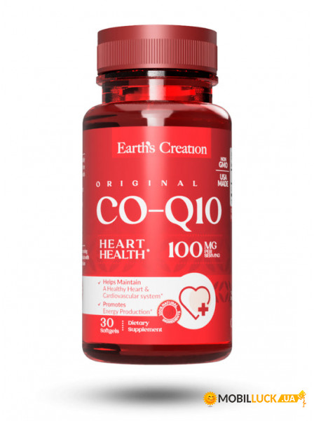  Earths Creation Co-Q 10 100 mg 30  