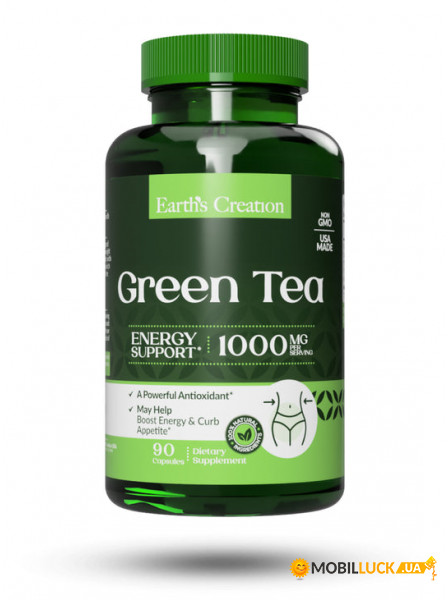  Earths Creation Green Tea G45 60  