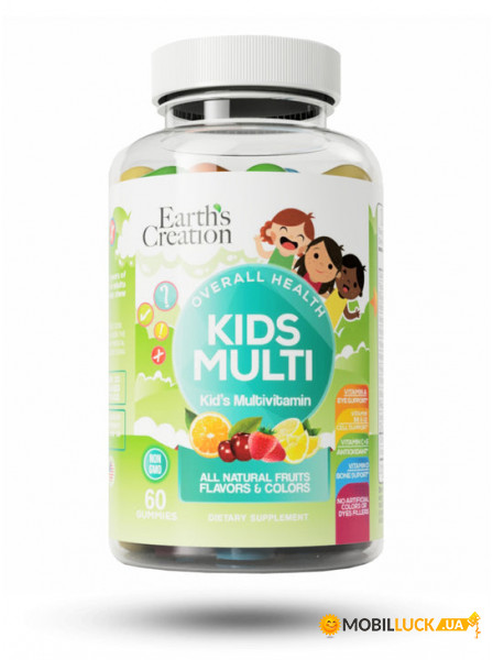  Earths Creation Kids Multivitamin 60   