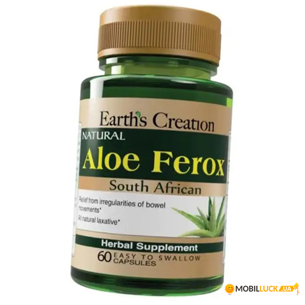   Earths Creation Natural Aloe Ferox 60 (71604011)