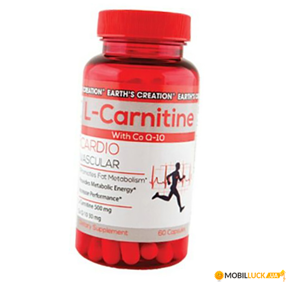     Earths Creation Q10 L-Carnitine with Co-Q10 60 (02604007)