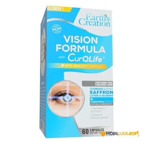 ³ Earths Creation Vision Formula CurQLife 60 