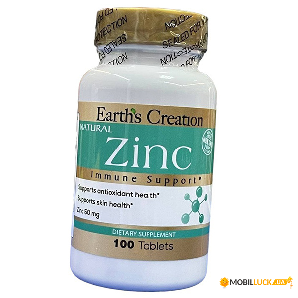   Earths Creation Zinc Gluconate 50 100  (36604021)