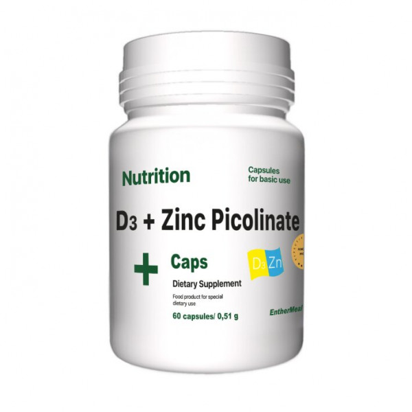    EntherMeal D3 + Zinc Picolinate 60  