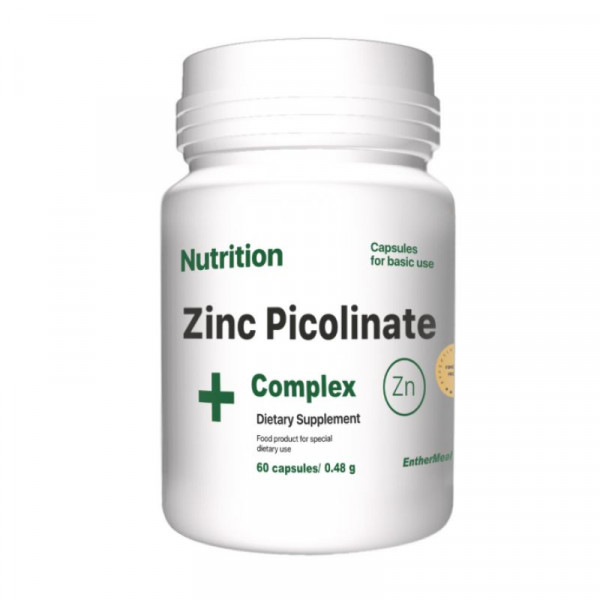    EntherMeal Zinc Picolinate Complex+ 60  