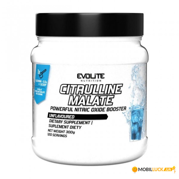  Evolite Nutrition Citrulline Malate 300 g unflavoured