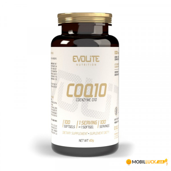  Evolite Nutrition Coenzyme Q10 100 mg 100  