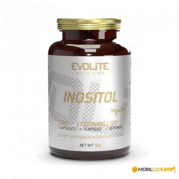  Evolite Nutrition Inositol 120 veg caps