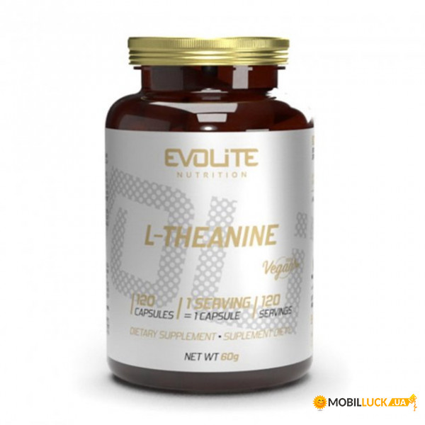  Evolite Nutrition L-Theanine 120 veg caps